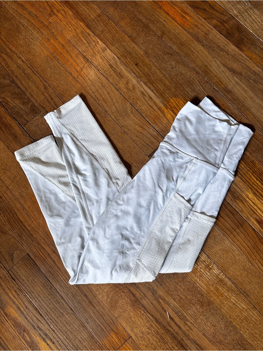 aerie white Panel Leggings